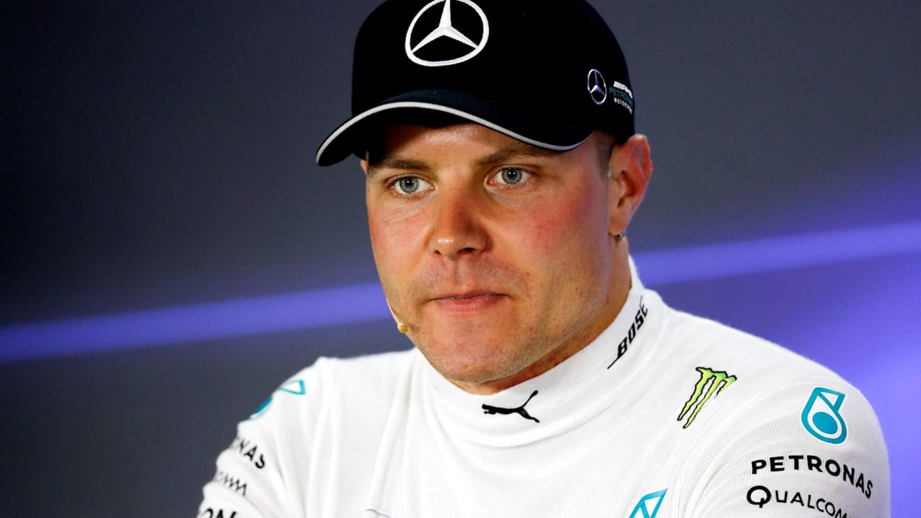 Valtteri Bottas (FIN) Mercedes AMG F1 in the Press Conference at Formula One World Championship, Rd20, Abu Dhabi Grand Prix, Qualifying, Yas Marina Circuit, Abu Dhabi, UAE, Saturday 25 November 2017. © Manuel Goria/Sutton Images