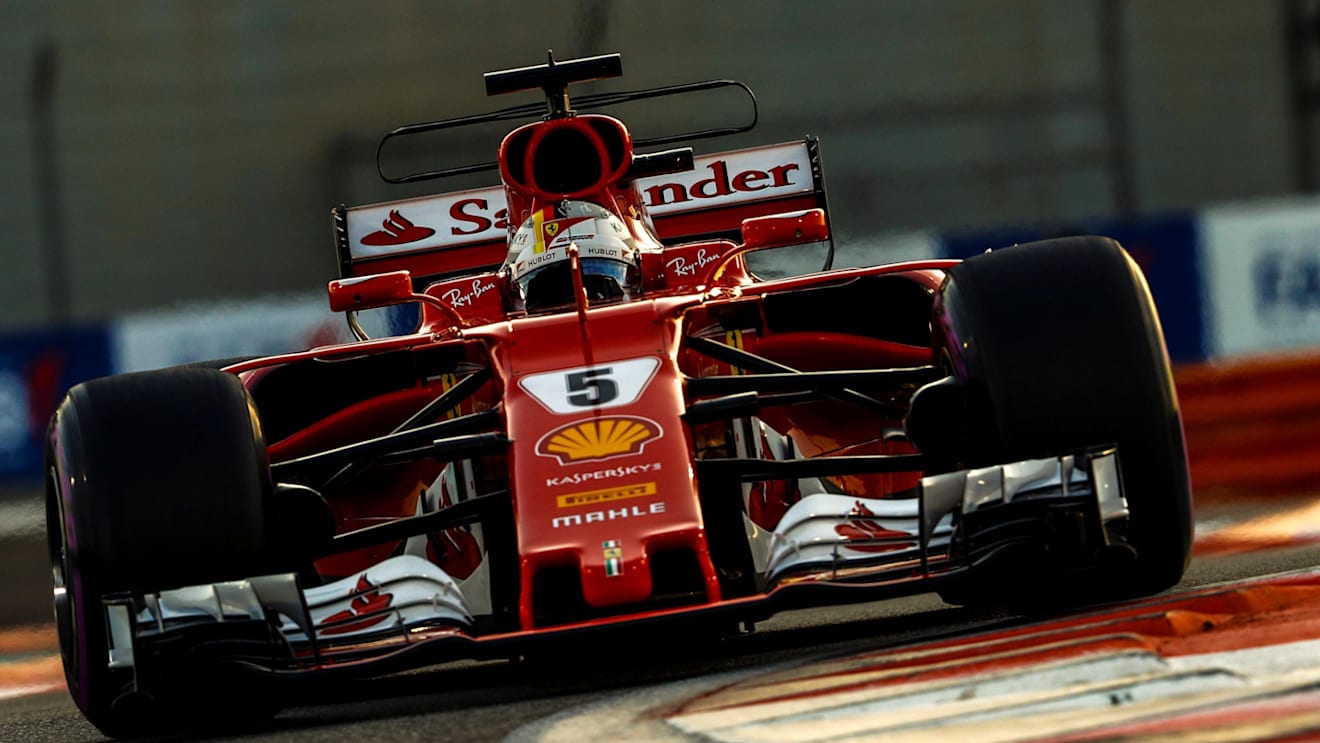 Sebastian Vettel (GER) Ferrari SF70-H at Formula One World Championship, Rd20, Abu Dhabi Grand Prix, Qualifying, Yas Marina Circuit, Abu Dhabi, UAE, Saturday 25 November 2017. © Manuel Goria/Sutton Images
