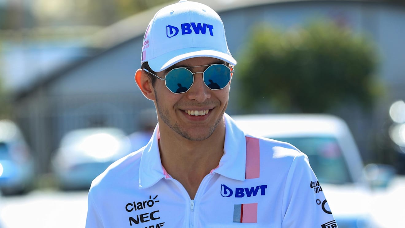 Esteban Ocon (FRA) Force India F1 at Formula One World Championship, Rd20, Abu Dhabi Grand Prix, Race, Yas Marina Circuit, Abu Dhabi, UAE, Sunday 26 November 2017. © Kym Illman/Sutton Images
