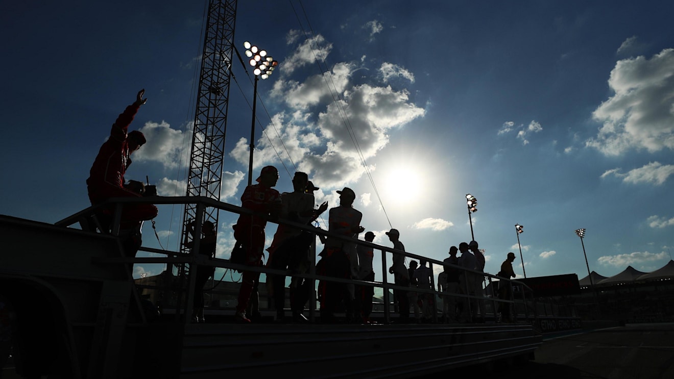 Drivers parade at Formula One World Championship, Rd20, Abu Dhabi Grand Prix, Race, Yas Marina Circuit, Abu Dhabi, UAE, Sunday 26 November 2017. © Kym Illman/Sutton Images