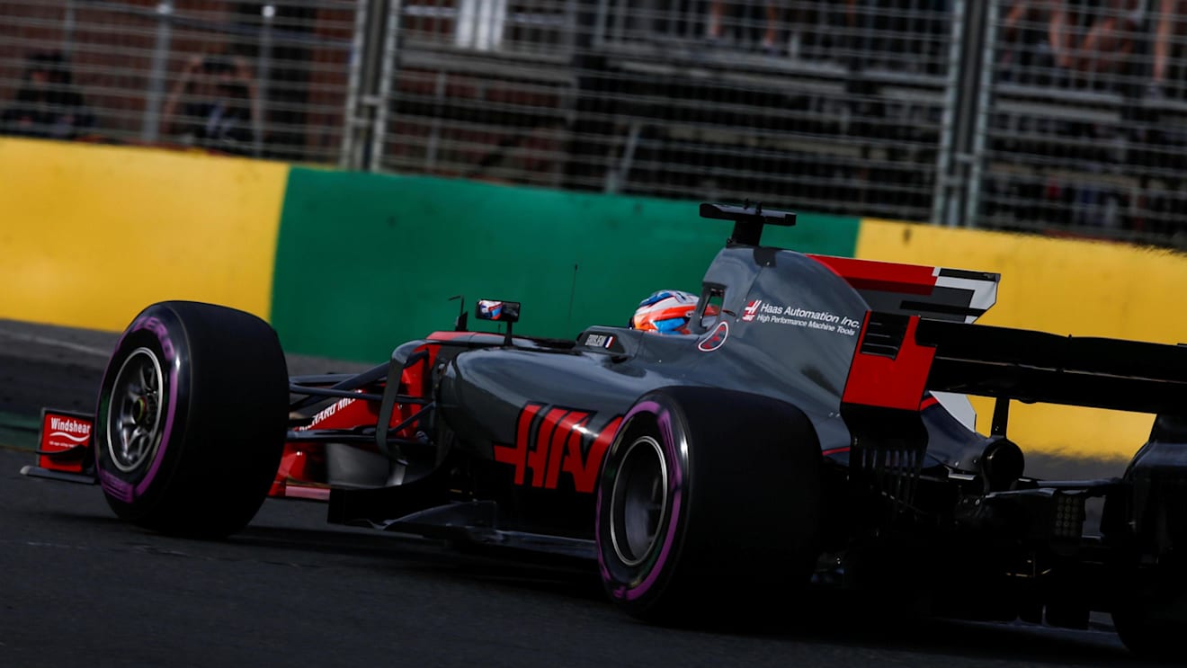 Romain Grosjean (FRA) Haas VF-17 at Formula One World Championship, Rd1, Australian Grand Prix, Practice, Albert Park, Melbourne, Australia, Friday 24 March 2017. © Sutton Motorsport Images