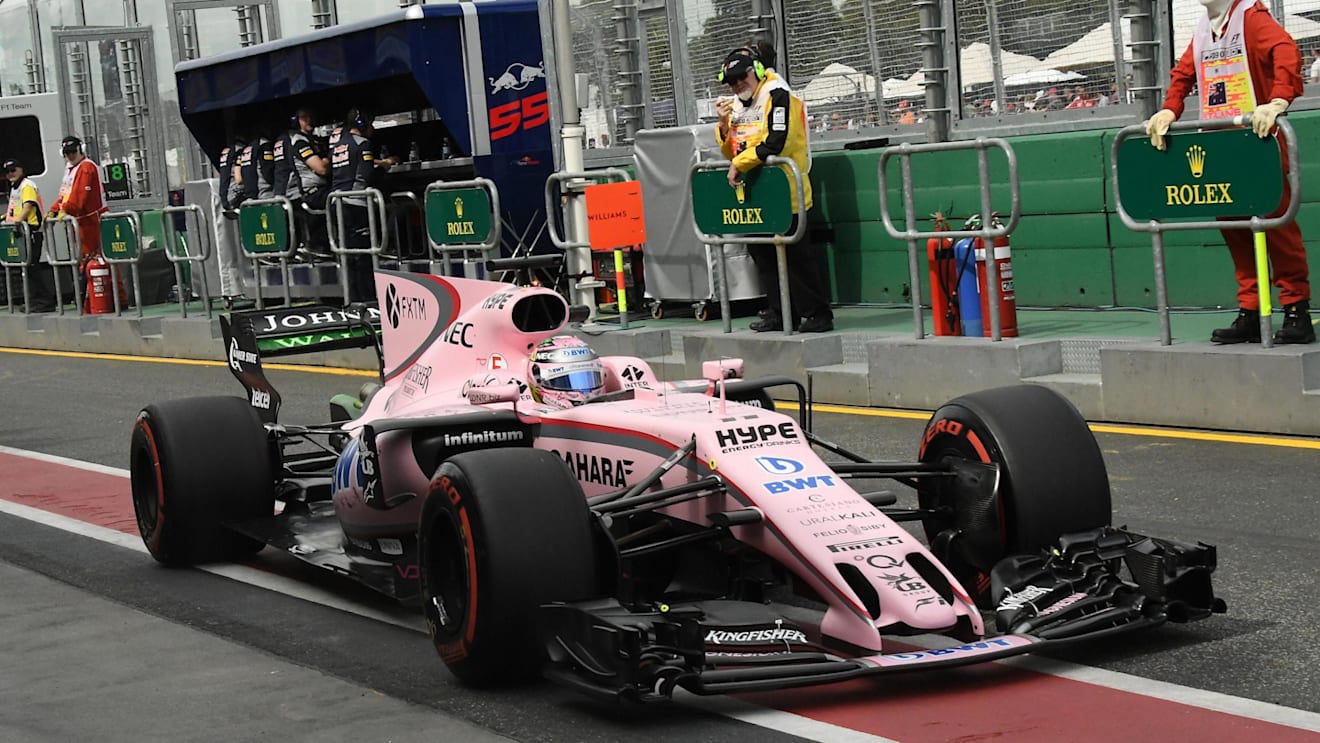Sergio Perez (MEX) Force India VJM10 at Formula One World Championship, Rd1, Australian Grand Prix, Practice, Albert Park, Melbourne, Australia, Friday 24 March 2017. © Sutton Motorsport Images
