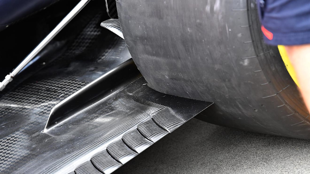 Red Bull Racing RB13 rear floor detail at Formula One World Championship, Rd1, Australian Grand Prix, Practice, Albert Park, Melbourne, Australia, Friday 24 March 2017. © Sutton Motorsport Images