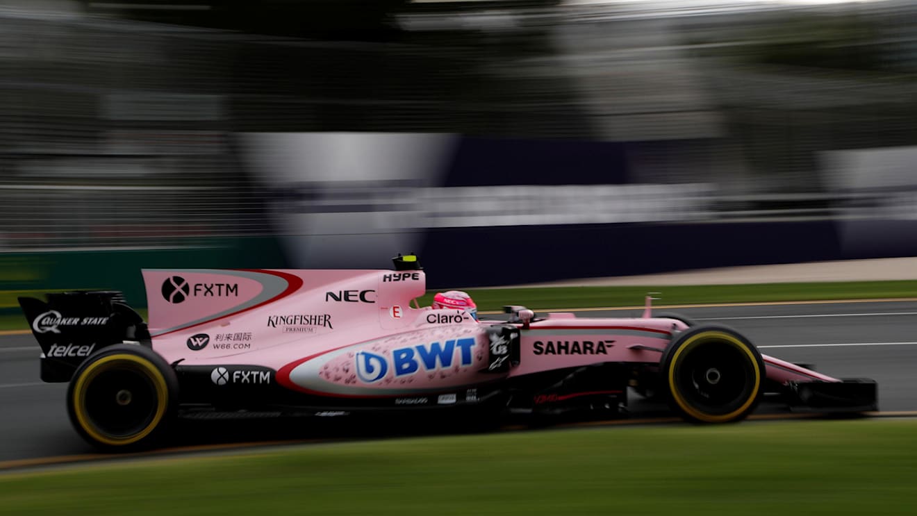 Esteban Ocon (FRA) Force India VJM10 at Formula One World Championship, Rd1, Australian Grand Prix, Practice, Albert Park, Melbourne, Australia, Friday 24 March 2017. © Sutton Motorsport Images