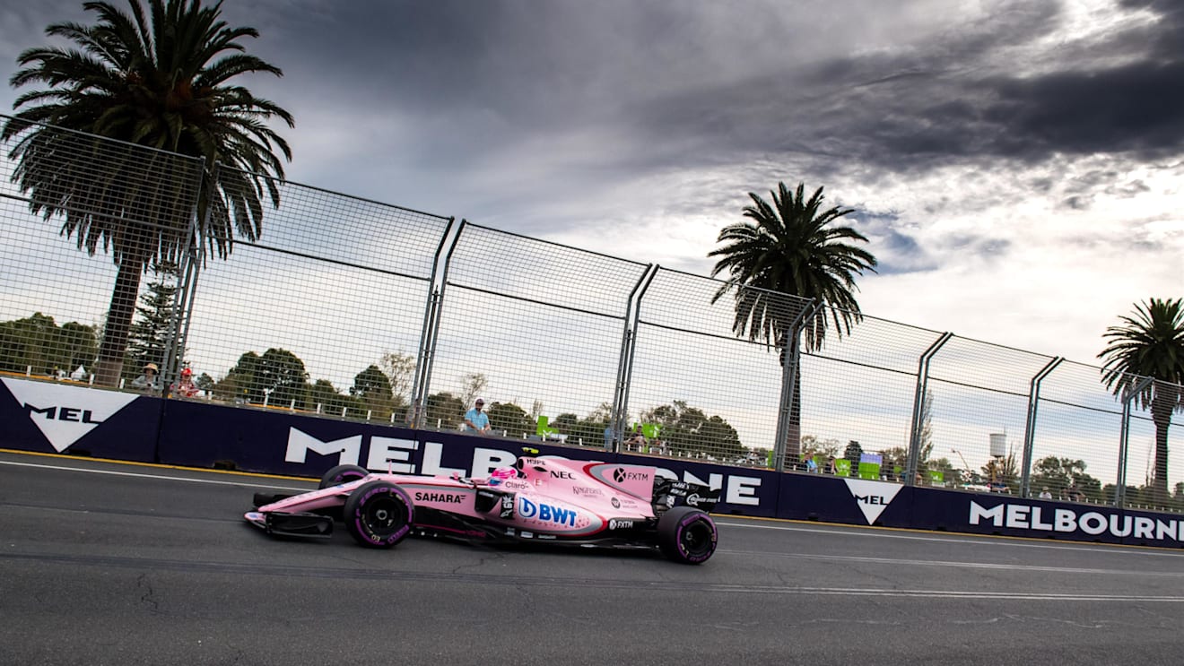 Esteban Ocon (FRA) Force India VJM10 at Formula One World Championship, Rd1, Australian Grand Prix, Practice, Albert Park, Melbourne, Australia, Friday 24 March 2017. © Sutton Motorsport Images