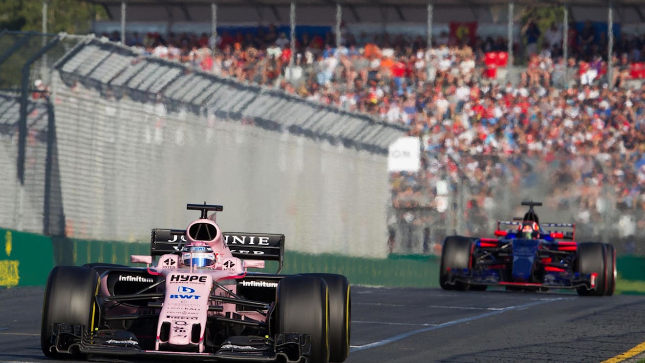 Sergio Perez (MEX) Force India VJM10 at Formula One World Championship, Rd1, Australian Grand Prix, Race, Albert Park, Melbourne, Australia, Sunday 26 March 2017. © Sutton Motorsport Images
