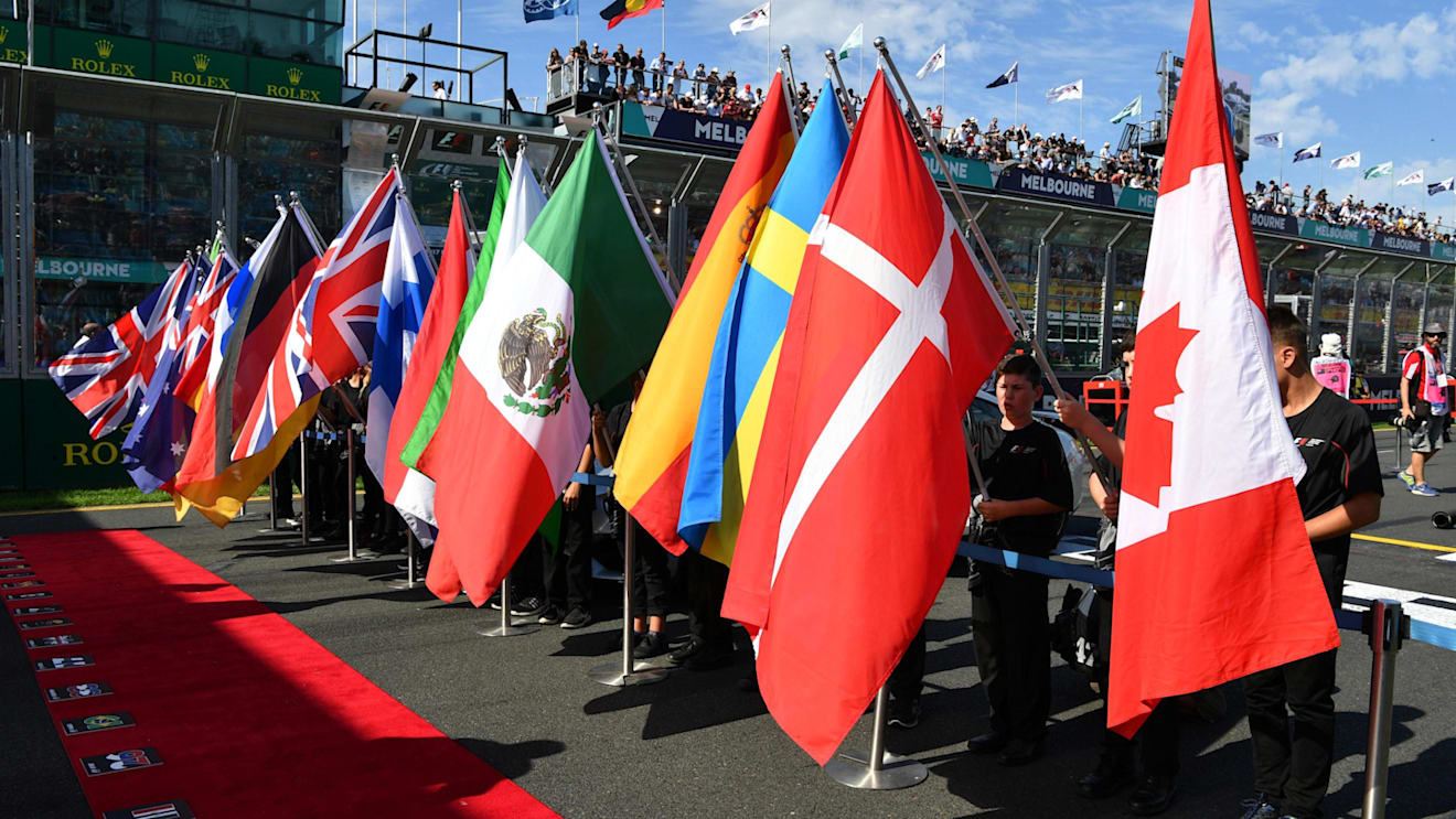 Grid at Formula One World Championship, Rd1, Australian Grand Prix, Race, Albert Park, Melbourne, Australia, Sunday 26 March 2017. © Sutton Motorsport Images