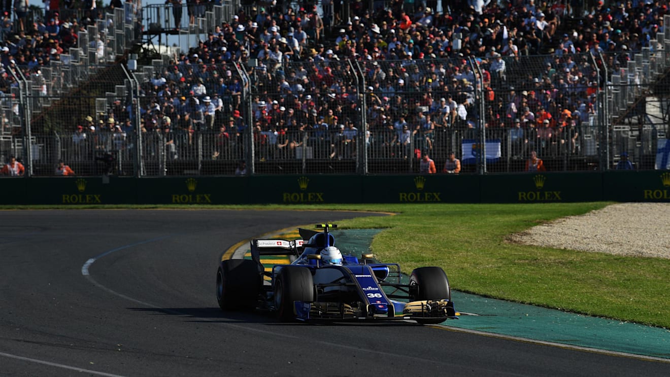Antonio Giovinazzi (ITA) Sauber C36 at Formula One World Championship, Rd1, Australian Grand Prix, Race, Albert Park, Melbourne, Australia, Sunday 26 March 2017. © Sutton Motorsport Images