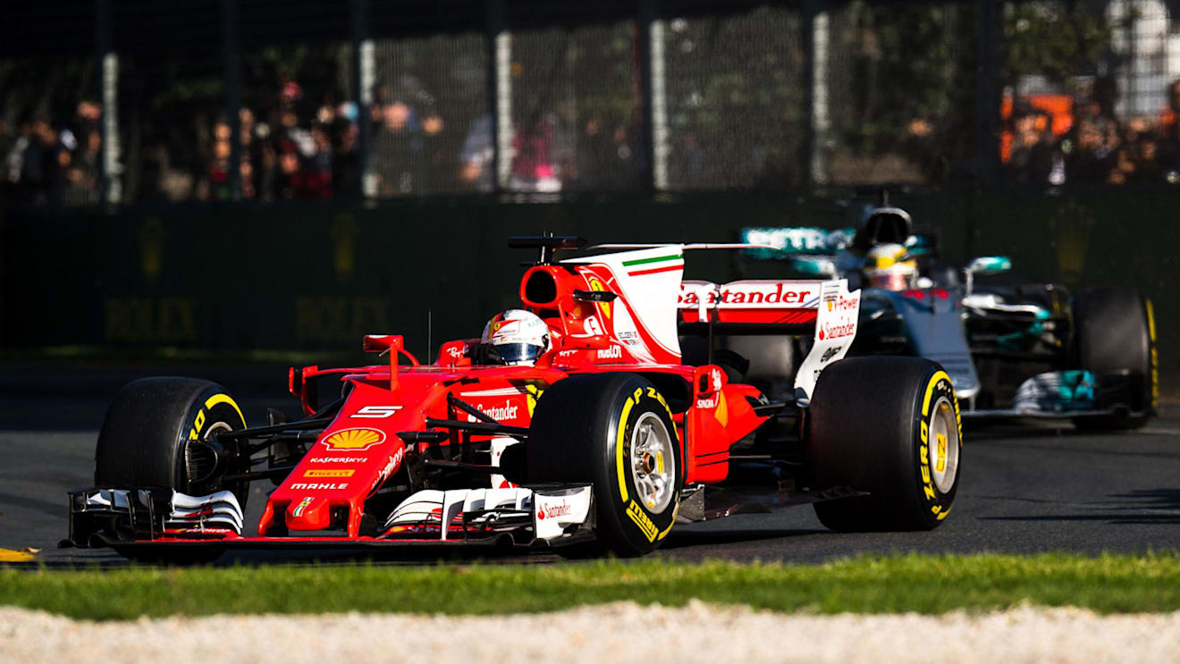 Sebastian Vettel (GER) Ferrari SF70-H at Formula One World Championship, Rd1, Australian Grand Prix, Race, Albert Park, Melbourne, Australia, Sunday 26 March 2017. © Sutton Motorsport Images