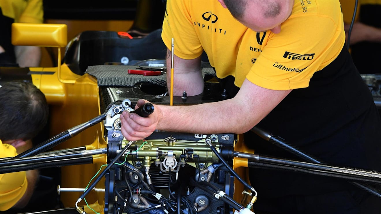 Renault Sport F1 Team RS17 at Formula One World Championship, Rd1, Australian Grand Prix, Preparations, Albert Park, Melbourne, Australia, Thursday 23 March 2017. © Sutton Motorsport Images