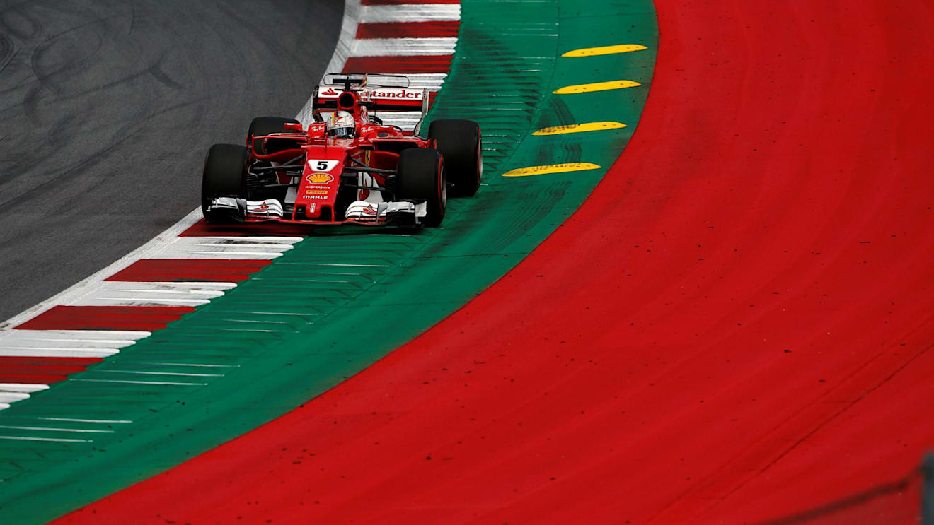 Sebastian Vettel (GER) Ferrari SF70-H at Formula One World Championship, Rd9, Austrian Grand Prix, Practice, Spielberg, Austria, Friday 7 July 2017. © Sutton Images