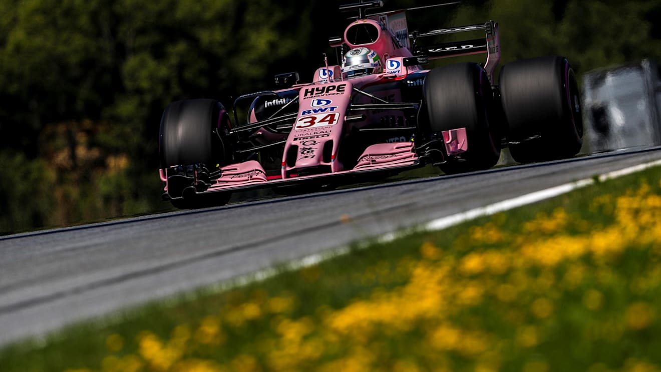 Alfonso Celis jr (MEX) Force India VJM10 at Formula One World Championship, Rd9, Austrian Grand Prix, Practice, Spielberg, Austria, Friday 7 July 2017. © Sutton Images