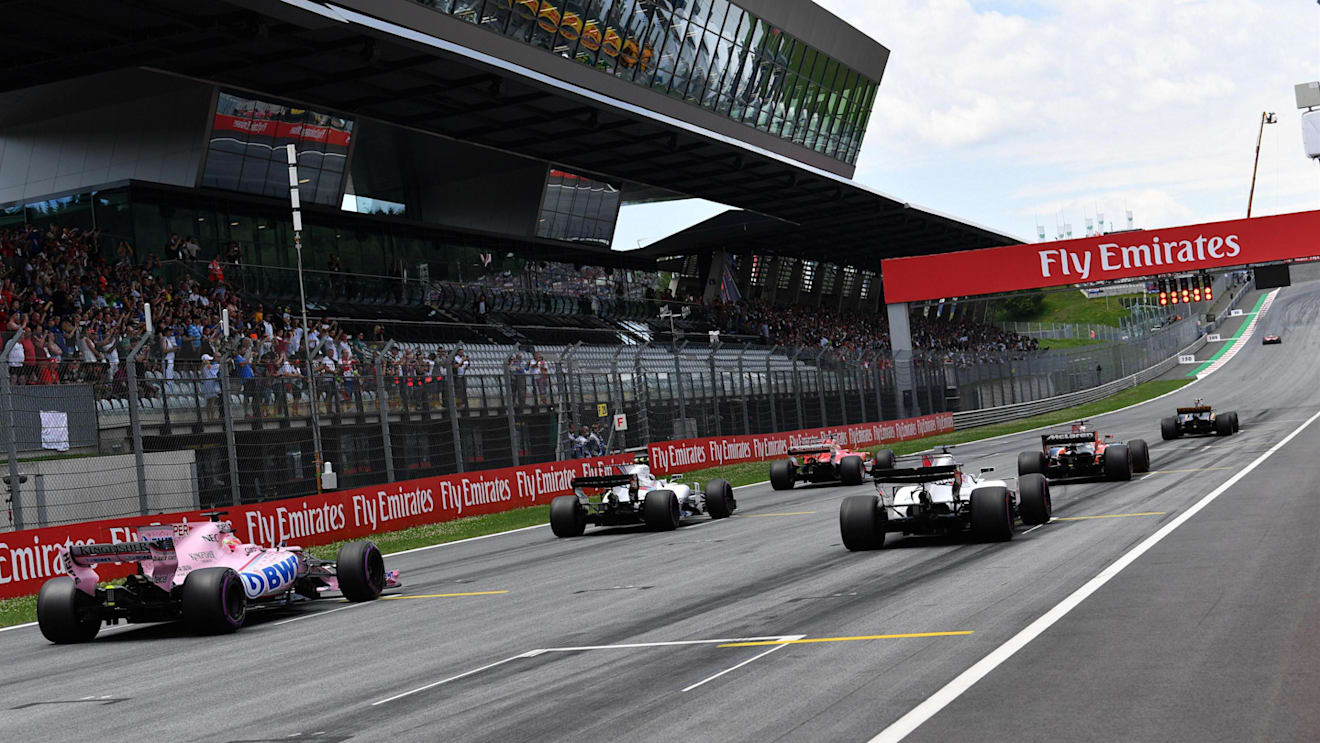 Practice starts at Formula One World Championship, Rd9, Austrian Grand Prix, Qualifying, Spielberg, Austria, Saturday 8 July 2017. © Sutton Images