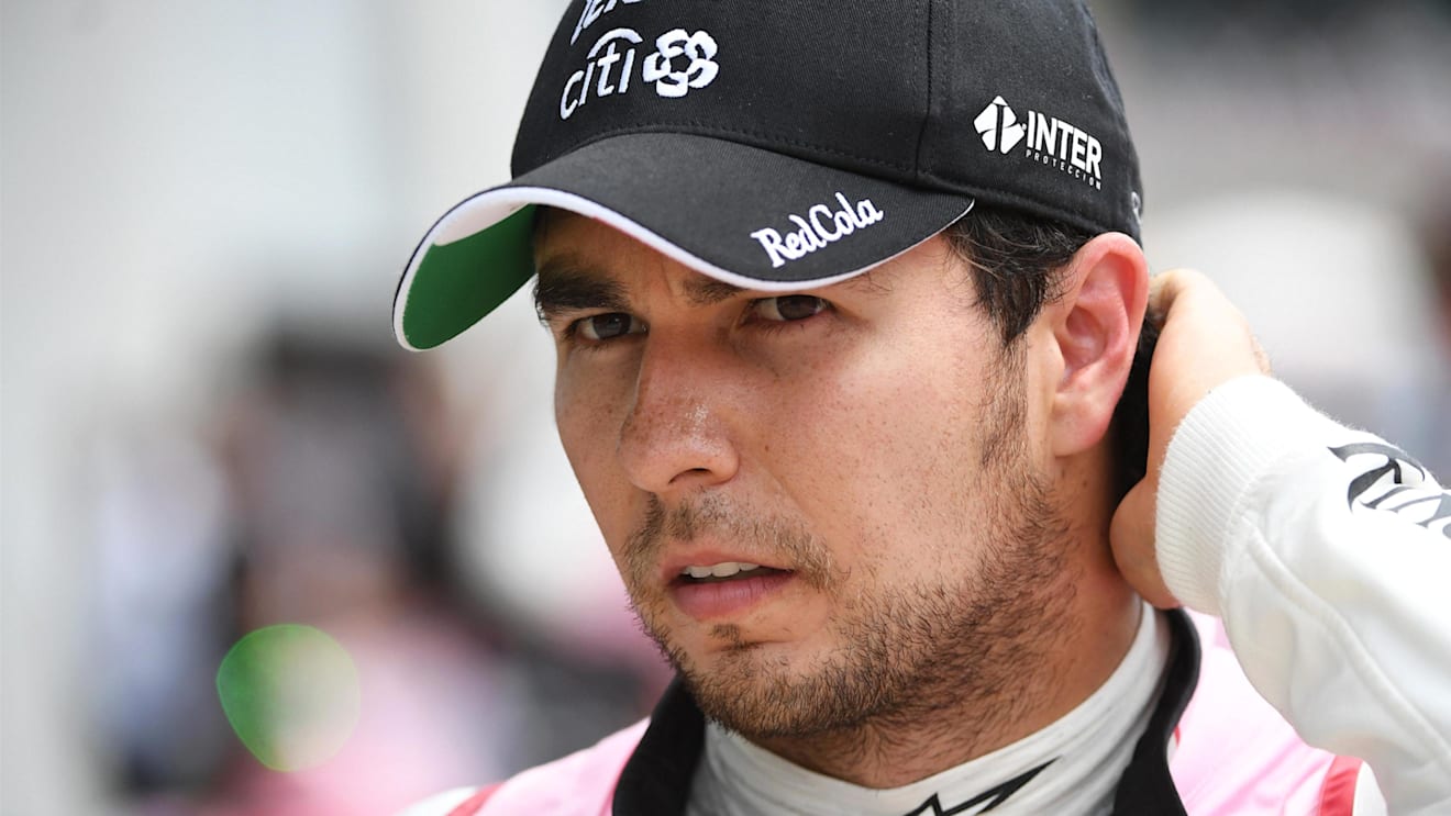 Sergio Perez (MEX) Force India at Formula One World Championship, Rd9, Austrian Grand Prix, Qualifying, Spielberg, Austria, Saturday 8 July 2017. © Sutton Images