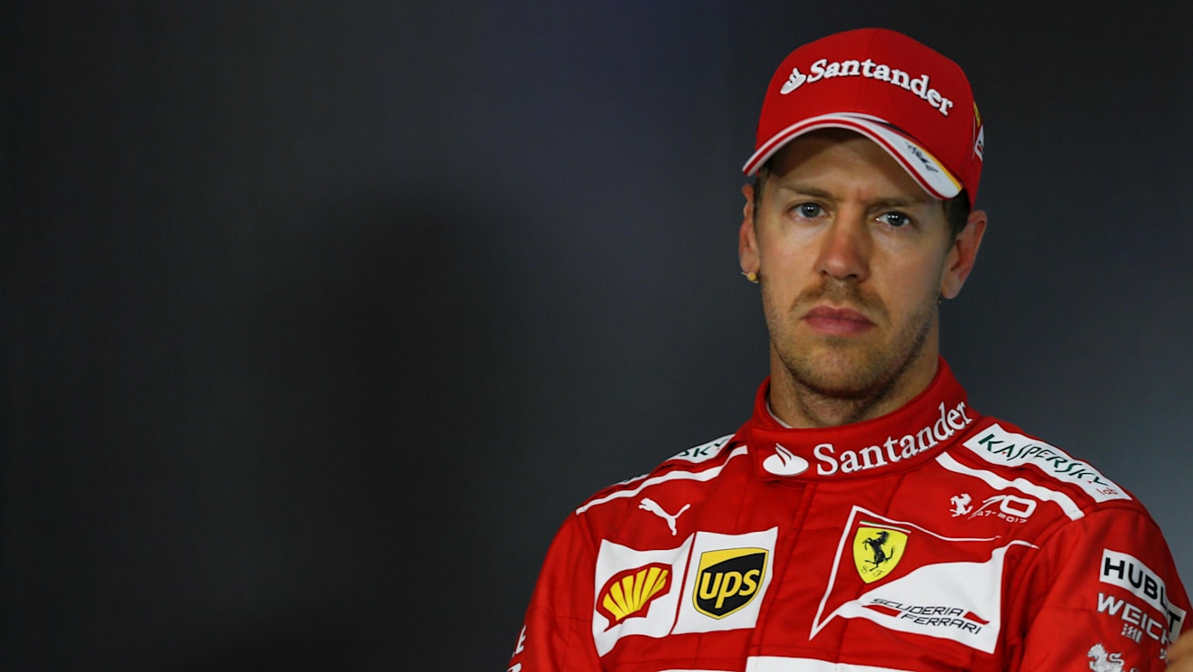 Sebastian Vettel (GER) Ferrari in the Press Conference at Formula One World Championship, Rd9, Austrian Grand Prix, Race, Spielberg, Austria, Sunday 9 July 2017. © Sutton Images