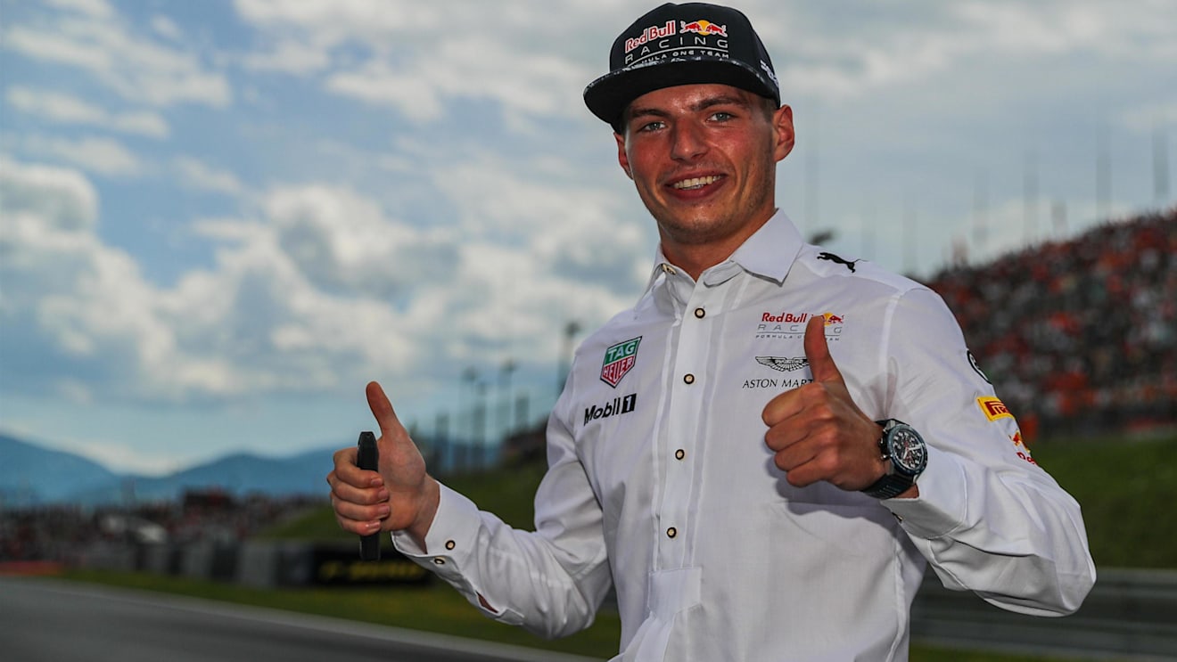 Max Verstappen (NED) Red Bull Racing on the drivers parade at Formula One World Championship, Rd9, Austrian Grand Prix, Race, Spielberg, Austria, Sunday 9 July 2017. © Sutton Images