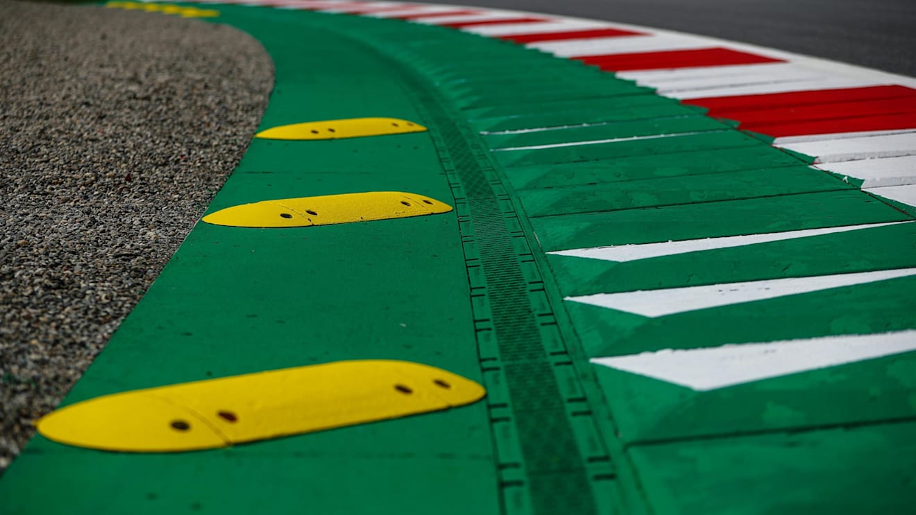 Kerb details and track view at Formula One World Championship, Rd9, Austrian Grand Prix, Preparations, Spielberg, Austria, Thursday 6 July 2017. © Sutton Images