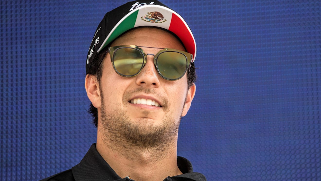 Sergio Perez (MEX) Force India at Formula One World Championship, Rd9, Austrian Grand Prix, Preparations, Spielberg, Austria, Thursday 6 July 2017. © Sutton Images