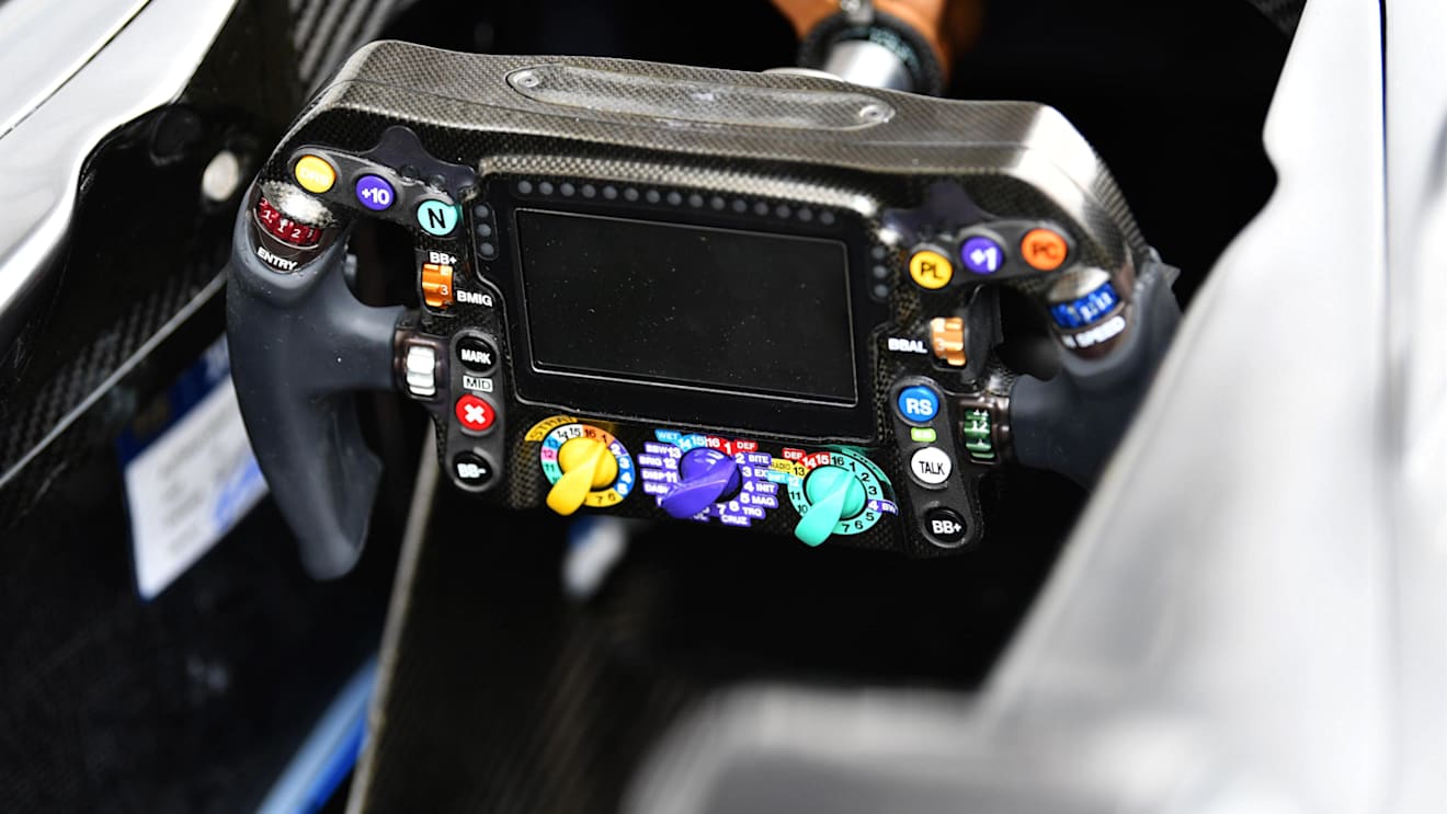 Mercedes-Benz F1 W08 Hybrid steering wheel at Formula One World Championship, Rd9, Austrian Grand Prix, Preparations, Spielberg, Austria, Thursday 6 July 2017. © Sutton Images