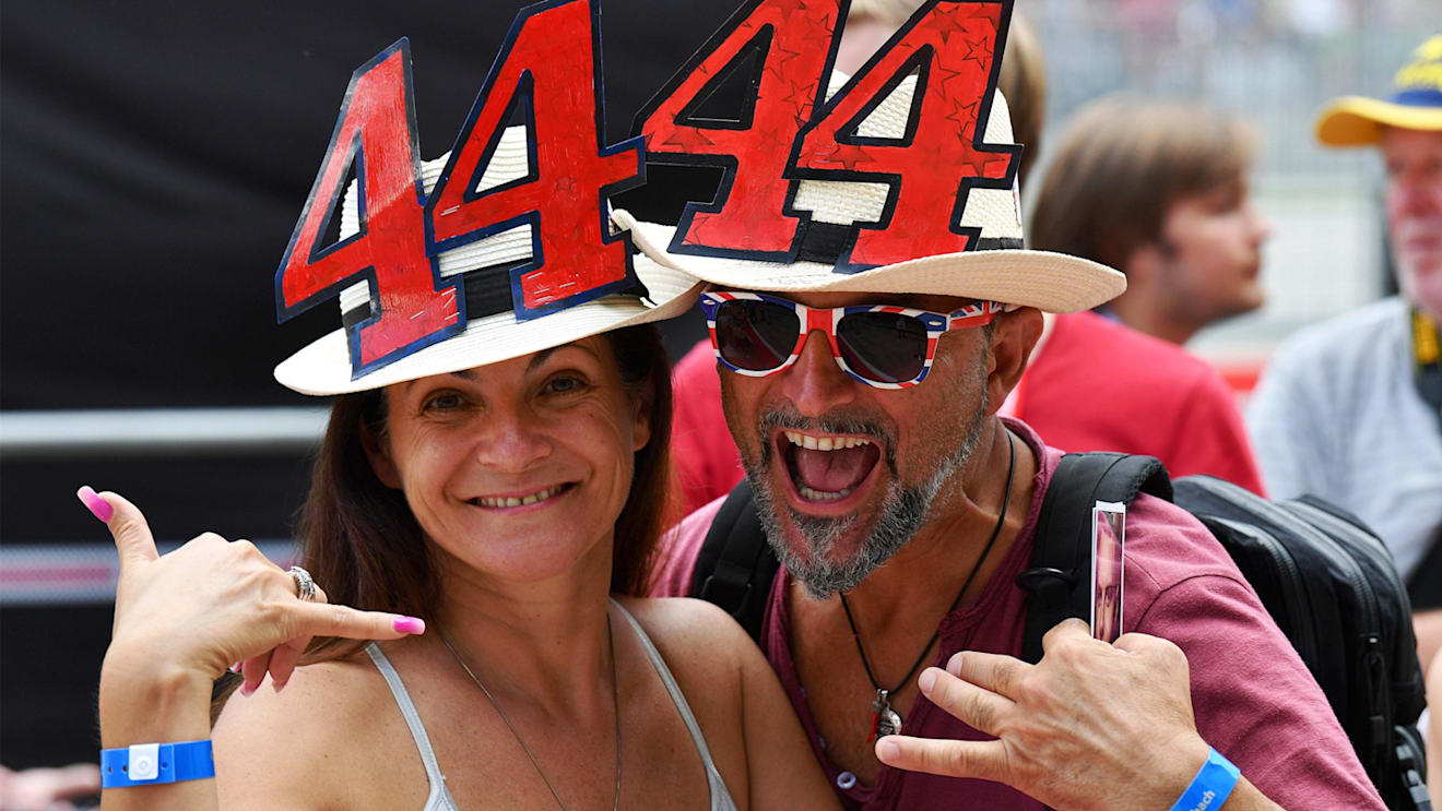 Lewis Hamilton (GBR) Mercedes AMG F1 fans at Formula One World Championship, Rd9, Austrian Grand Prix, Preparations, Spielberg, Austria, Thursday 6 July 2017. © Sutton Images