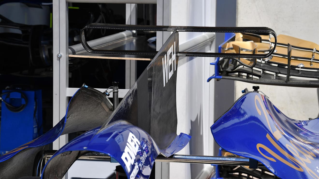 Sauber C36 engine cover at Formula One World Championship, Rd9, Austrian Grand Prix, Preparations, Spielberg, Austria, Thursday 6 July 2017. © Sutton Images