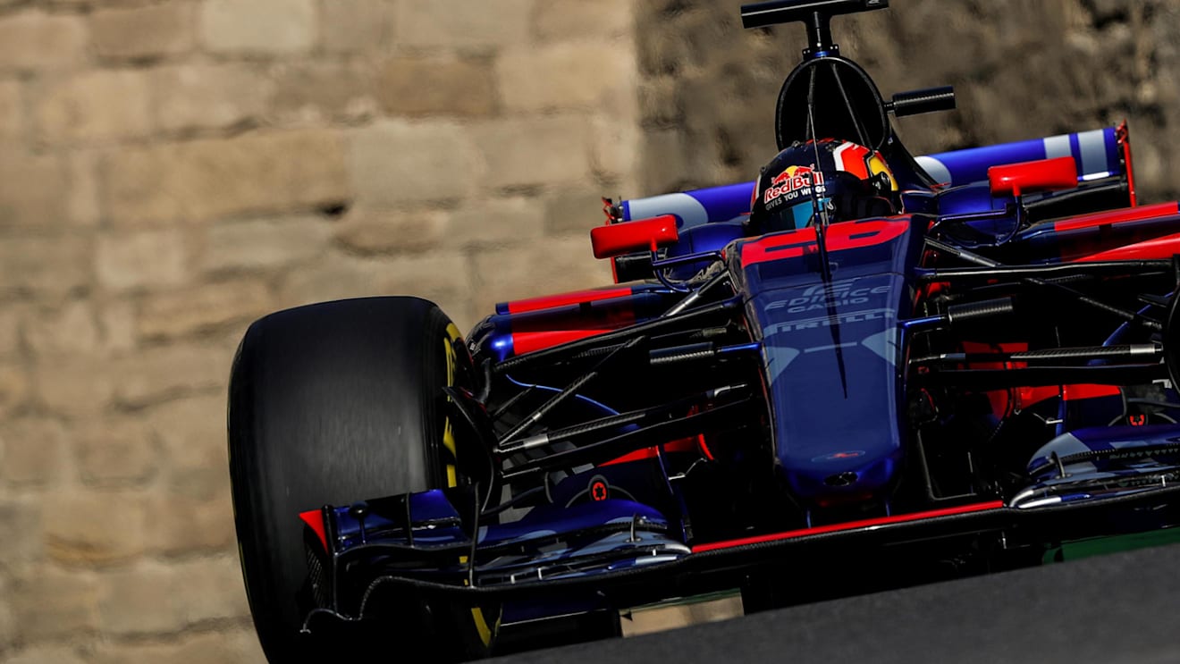 Daniil Kvyat (RUS) Scuderia Toro Rosso STR12 at Formula One World Championship, Rd8, Azerbaijan Grand Prix, Practice, Baku City Circuit, Baku, Azerbaijan, Friday 23 June 2017. © Sutton Images