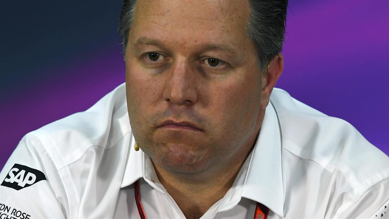 Zak Brown (USA) McLaren Executive Director in the Press Conference at Formula One World Championship, Rd3, Bahrain Grand Prix Practice, Bahrain International Circuit, Sakhir, Bahrain, Friday 14 April 2017. © Sutton Motorsport Images