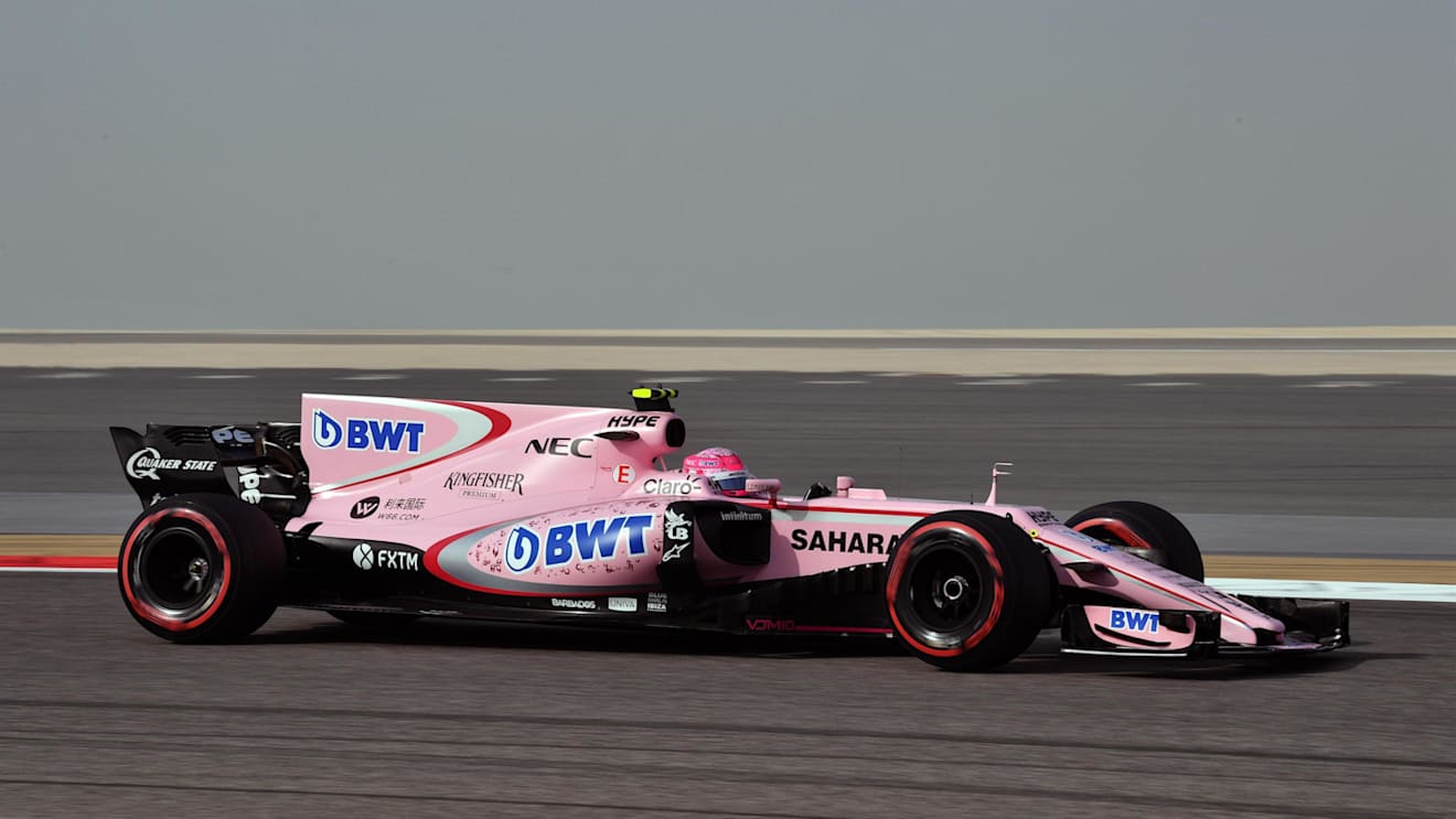 Esteban Ocon (FRA) Force India VJM10 at Formula One World Championship, Rd3, Bahrain Grand Prix Qualifying, Bahrain International Circuit, Sakhir, Bahrain, Saturday 15 April 2017. © Sutton Motorsport Images