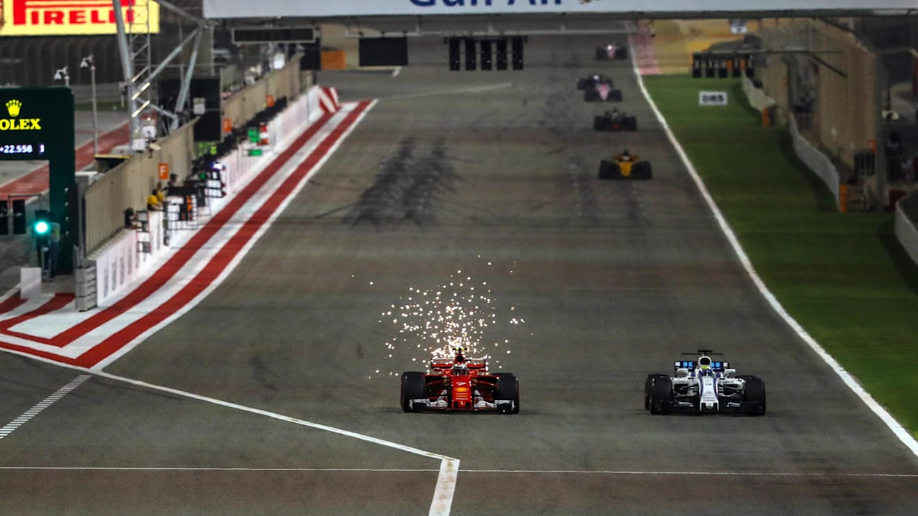 Kimi Raikkonen (FIN) Ferrari SF70-H at Formula One World Championship, Rd3, Bahrain Grand Prix Race, Bahrain International Circuit, Sakhir, Bahrain, Sunday 16 April 2017. © Sutton Motorsport Images