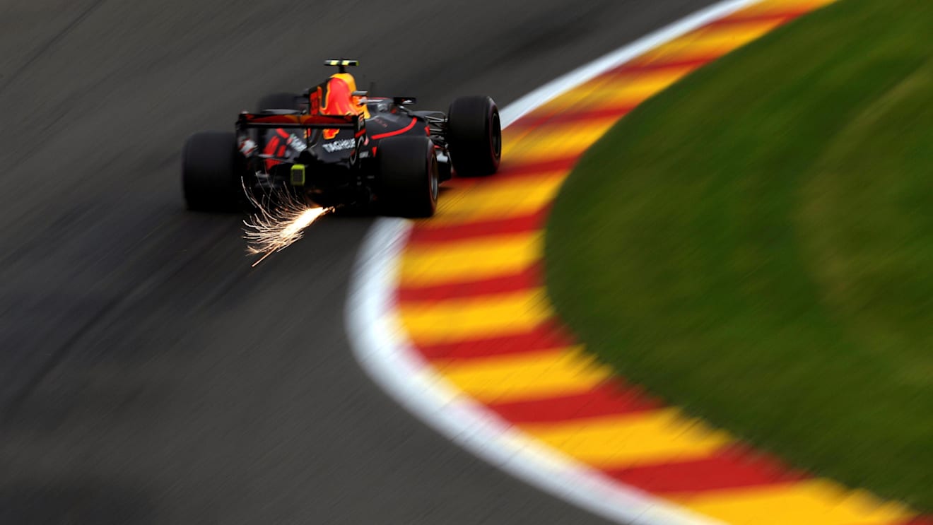 Max Verstappen (NED) Red Bull Racing RB13 at Formula One World Championship, Rd12, Belgian Grand Prix, Practice, Spa Francorchamps, Belgium, Friday 25 August 2017. © Sutton Images
