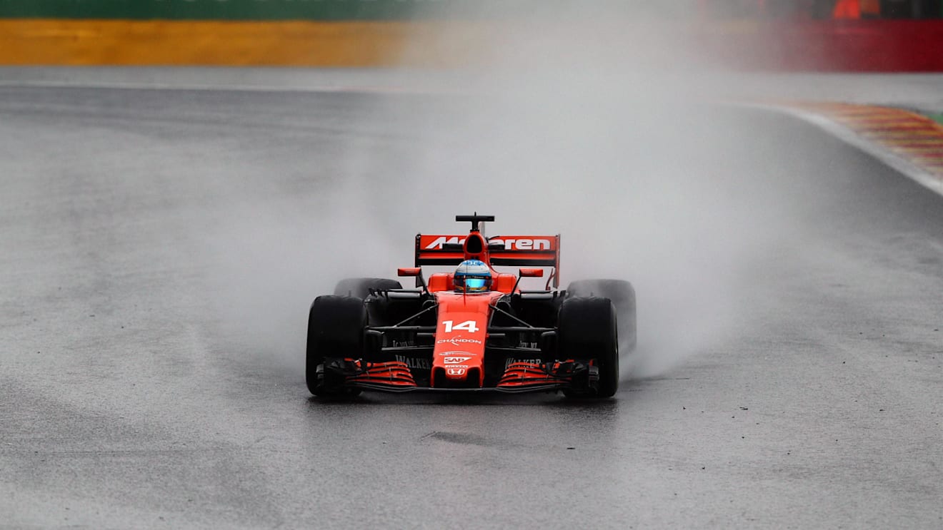 Fernando Alonso (ESP) McLaren MCL32 at Formula One World Championship, Rd12, Belgian Grand Prix, Practice, Spa Francorchamps, Belgium, Friday 25 August 2017. © Sutton Images