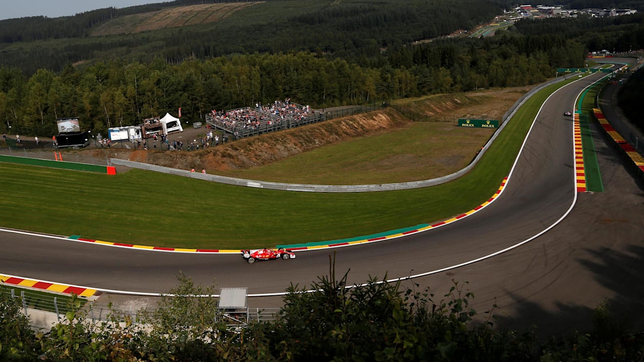 Sebastian Vettel (GER) Ferrari SF70-H at Formula One World Championship, Rd12, Belgian Grand Prix, Practice, Spa Francorchamps, Belgium, Friday 25 August 2017. © Sutton Images
