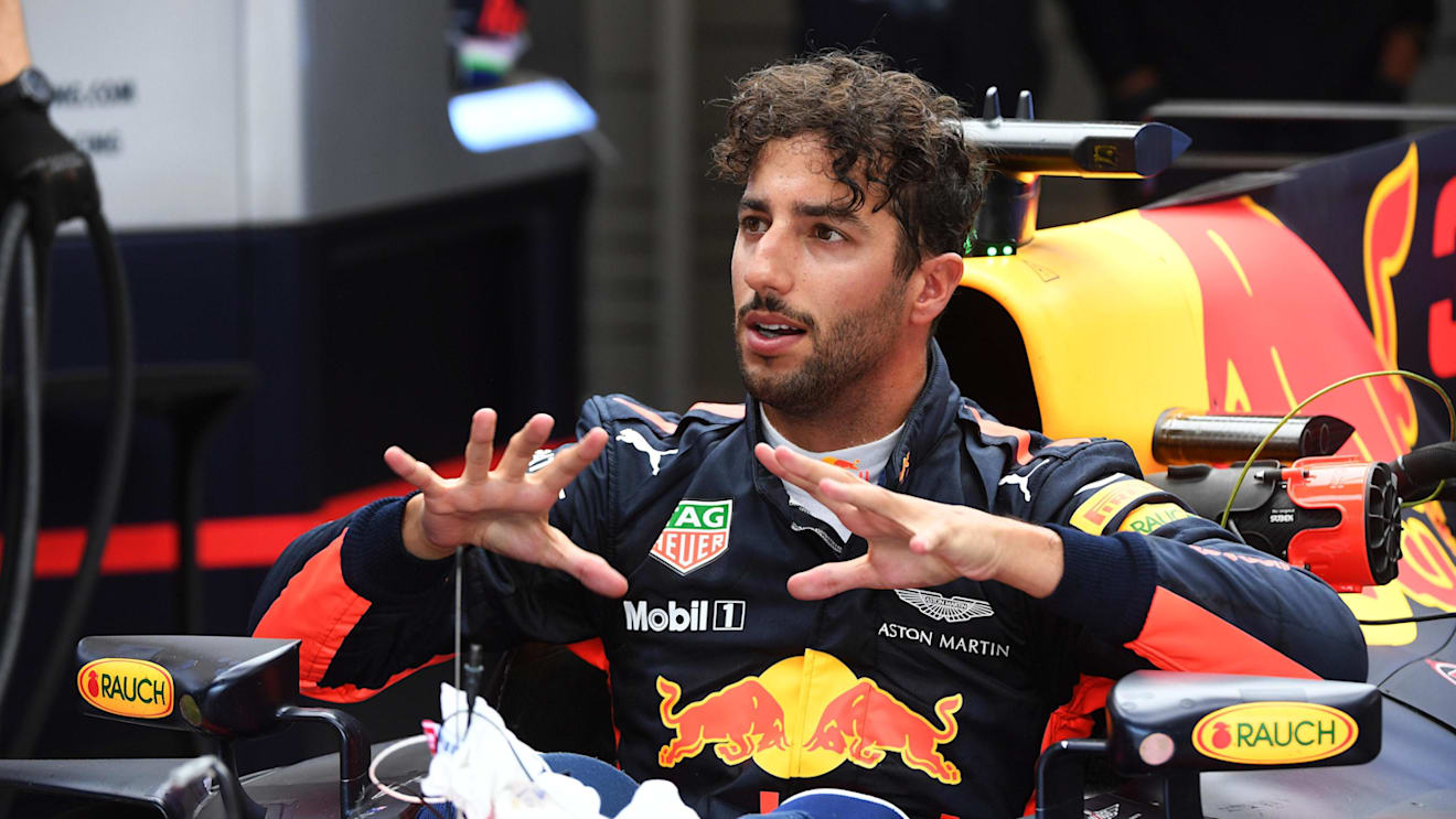 Daniel Ricciardo (AUS) Red Bull Racing RB13 at Formula One World Championship, Rd12, Belgian Grand Prix, Practice, Spa Francorchamps, Belgium, Friday 25 August 2017. © Sutton Images