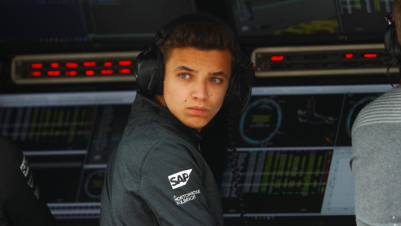 Lando Norris (GBR) McLaren Test Driver at Formula One World Championship, Rd12, Belgian Grand Prix, Practice, Spa Francorchamps, Belgium, Friday 25 August 2017. © Sutton Images