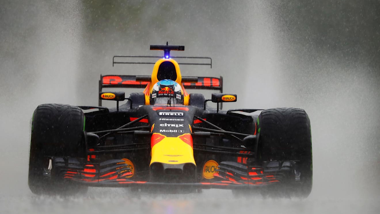 Daniel Ricciardo (AUS) Red Bull Racing RB13 at Formula One World Championship, Rd12, Belgian Grand Prix, Practice, Spa Francorchamps, Belgium, Friday 25 August 2017. © Sutton Images
