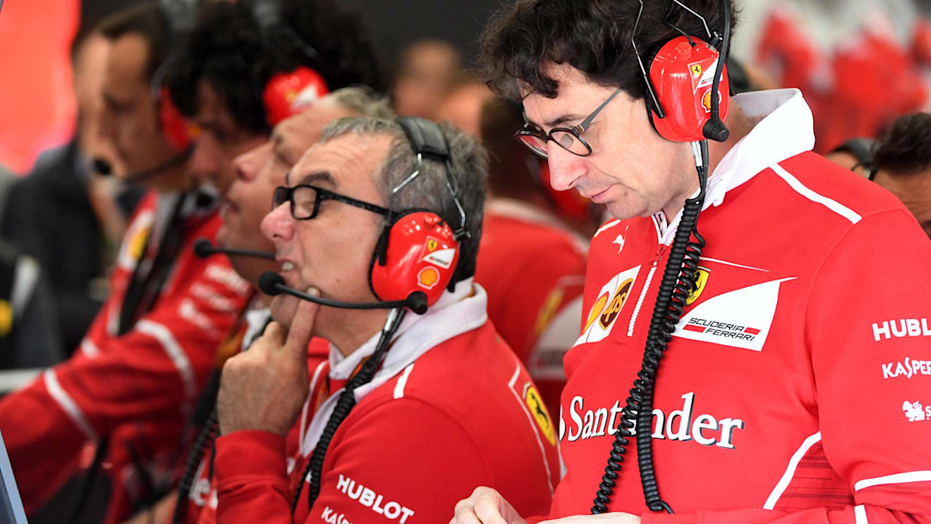 Mattia Binotto (ITA) Ferrari Chief Technical Officer at Formula One World Championship, Rd12, Belgian Grand Prix, Practice, Spa Francorchamps, Belgium, Friday 25 August 2017. © Sutton Images