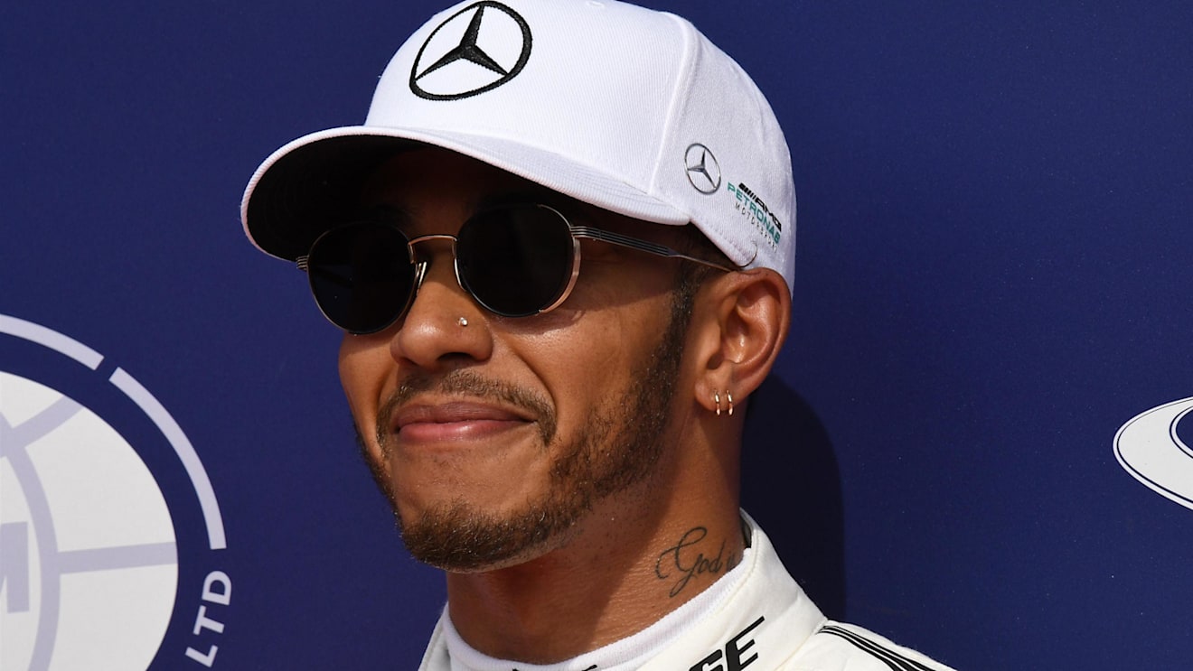 Lewis Hamilton (GBR) Mercedes AMG F1 celebrates in parc ferme at Formula One World Championship, Rd12, Belgian Grand Prix, Qualifying, Spa Francorchamps, Belgium, Saturday 26 August 2017. © Sutton Images