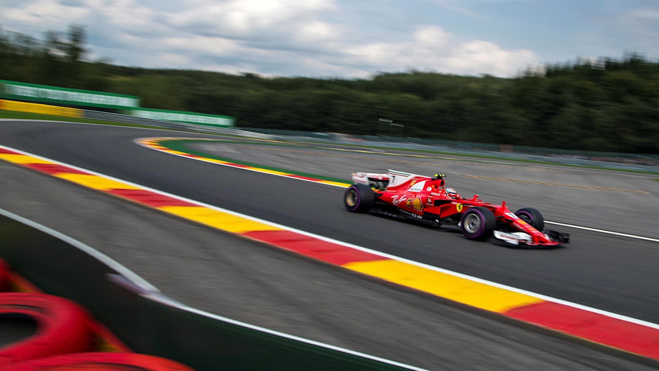 Kimi Raikkonen (FIN) Ferrari SF70-H at Formula One World Championship, Rd12, Belgian Grand Prix, Qualifying, Spa Francorchamps, Belgium, Saturday 26 August 2017. © Sutton Images