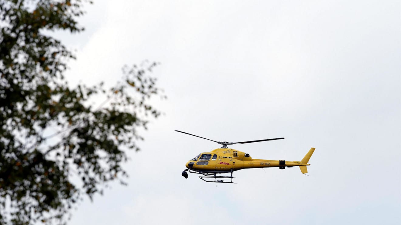 Helicopter at Formula One World Championship, Rd12, Belgian Grand Prix, Race, Spa Francorchamps, Belgium, Sunday 27 August 2017. © Sutton Images