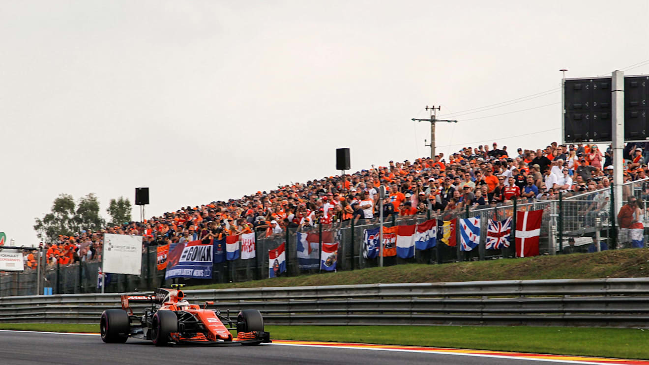 Stoffel Vandoorne (BEL) McLaren MCL32 at Formula One World Championship, Rd12, Belgian Grand Prix, Race, Spa Francorchamps, Belgium, Sunday 27 August 2017. © Sutton Images