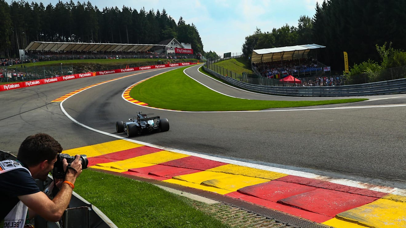 Lewis Hamilton (GBR) Mercedes-Benz F1 W08 Hybrid at Formula One World Championship, Rd12, Belgian Grand Prix, Race, Spa Francorchamps, Belgium, Sunday 27 August 2017. © Sutton Images