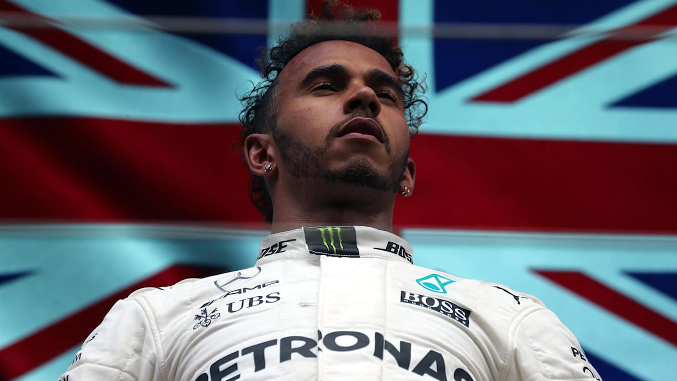 Race winner Lewis Hamilton (GBR) Mercedes AMG F1 celebrates on the podium at Formula One World Championship, Rd12, Belgian Grand Prix, Race, Spa Francorchamps, Belgium, Sunday 27 August 2017. © Sutton Images