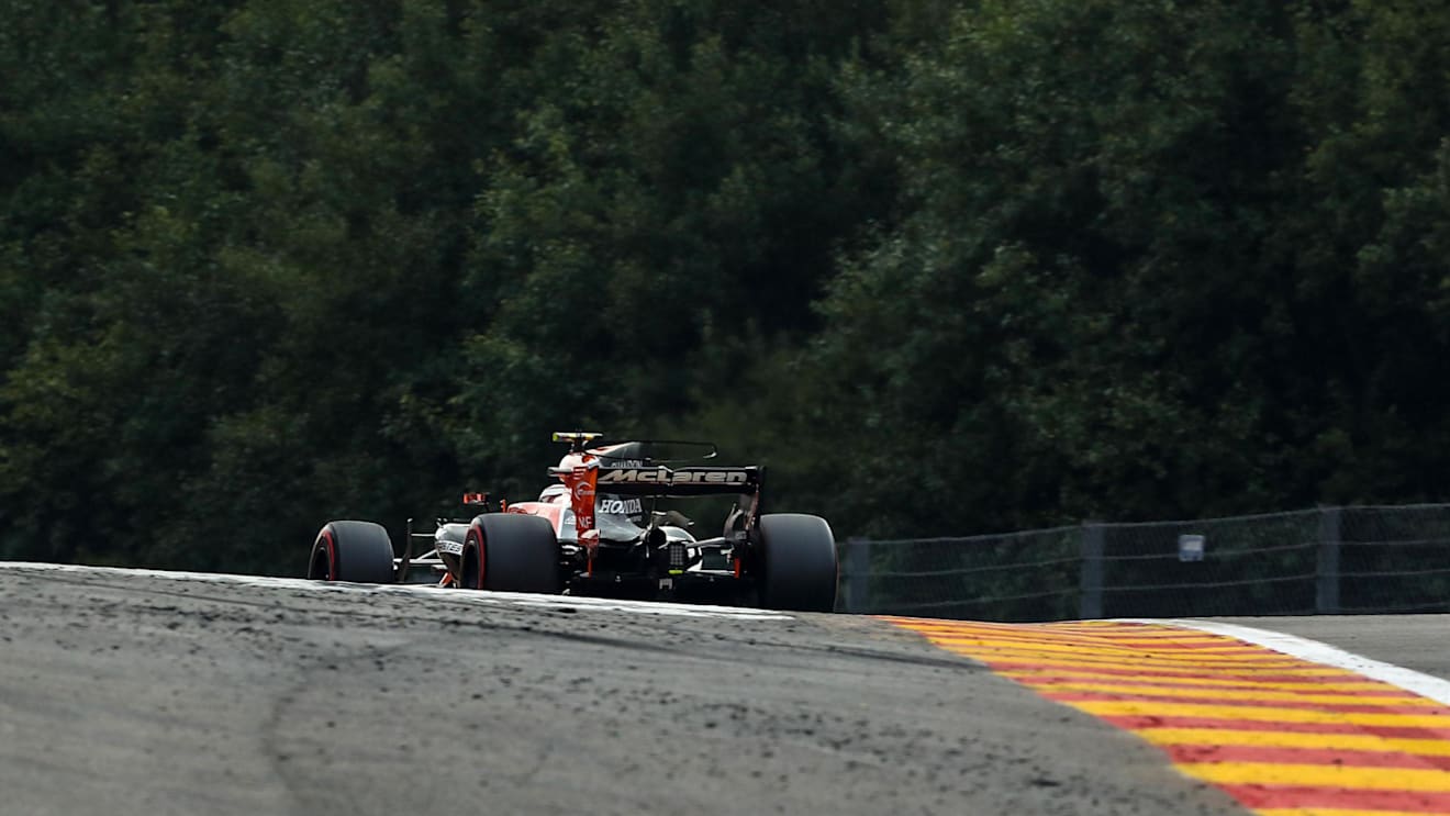 Stoffel Vandoorne (BEL) McLaren MCL32 at Formula One World Championship, Rd12, Belgian Grand Prix, Race, Spa Francorchamps, Belgium, Sunday 27 August 2017. © Sutton Images