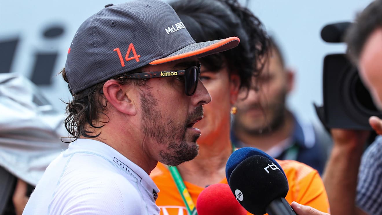 Race retiree Fernando Alonso (ESP) McLaren at Formula One World Championship, Rd12, Belgian Grand Prix, Race, Spa Francorchamps, Belgium, Sunday 27 August 2017. © Sutton Images
