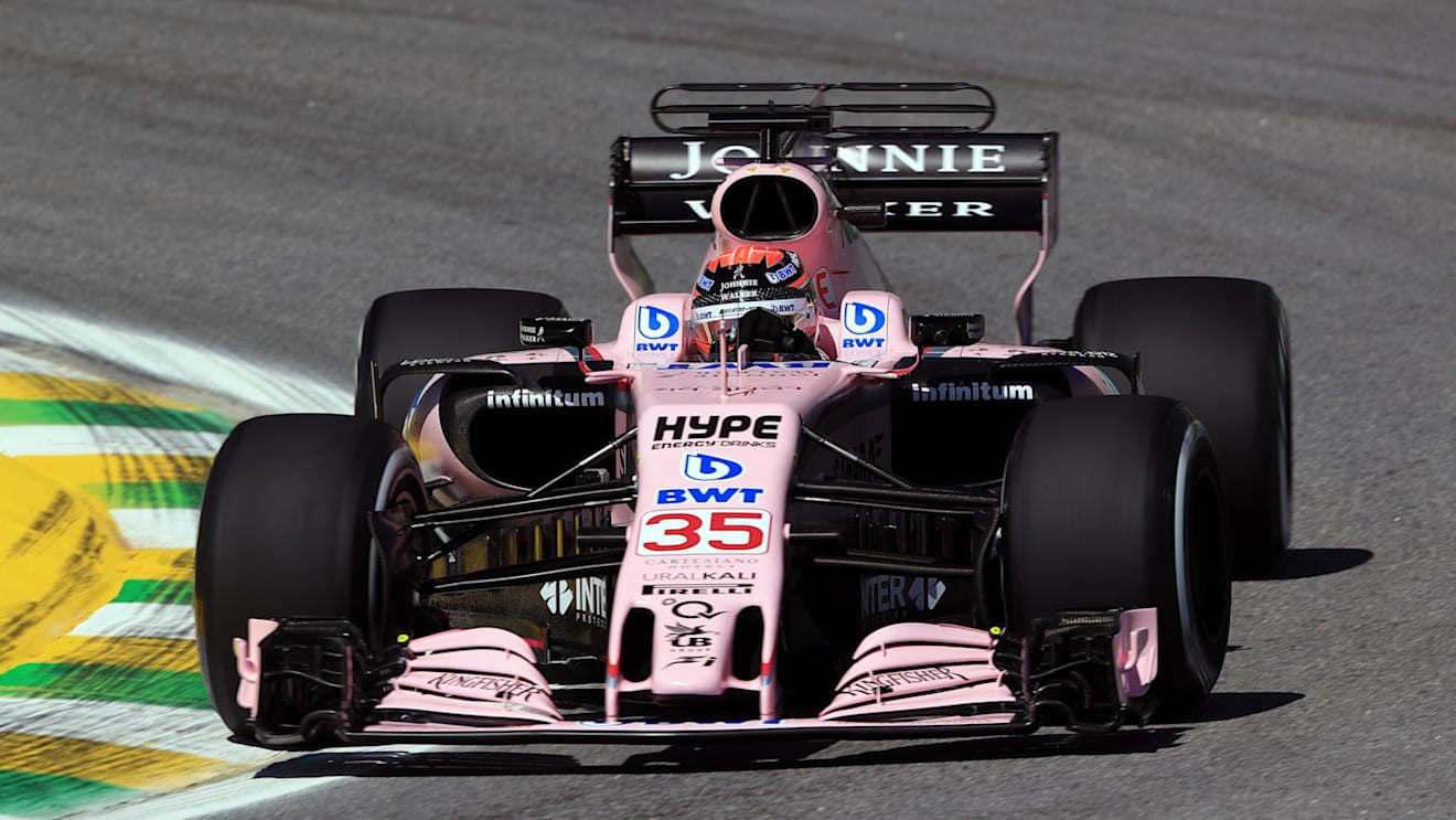 George Russell (GBR) Force India VJM10 at Formula One World Championship, Rd19, Brazilian Grand Prix, Practice, Interlagos, Sao Paulo, Brazil, Friday 10 November 2017. © Kym Illman/Sutton Images