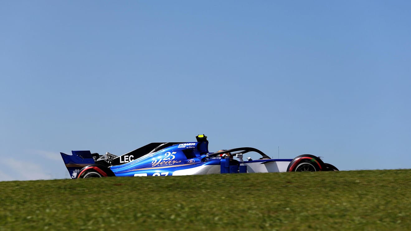 Charles Leclerc (MON) Sauber C36 at Formula One World Championship, Rd19, Brazilian Grand Prix, Practice, Interlagos, Sao Paulo, Brazil, Friday 10 November 2017. © Manuel Goria/Sutton Images