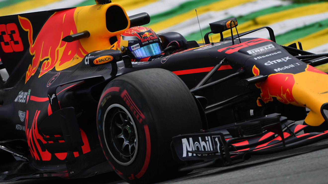 Max Verstappen (NED) Red Bull Racing RB13 at Formula One World Championship, Rd19, Brazilian Grand Prix, Practice, Interlagos, Sao Paulo, Brazil, Friday 10 November 2017. © Mark Sutton/Sutton Images
