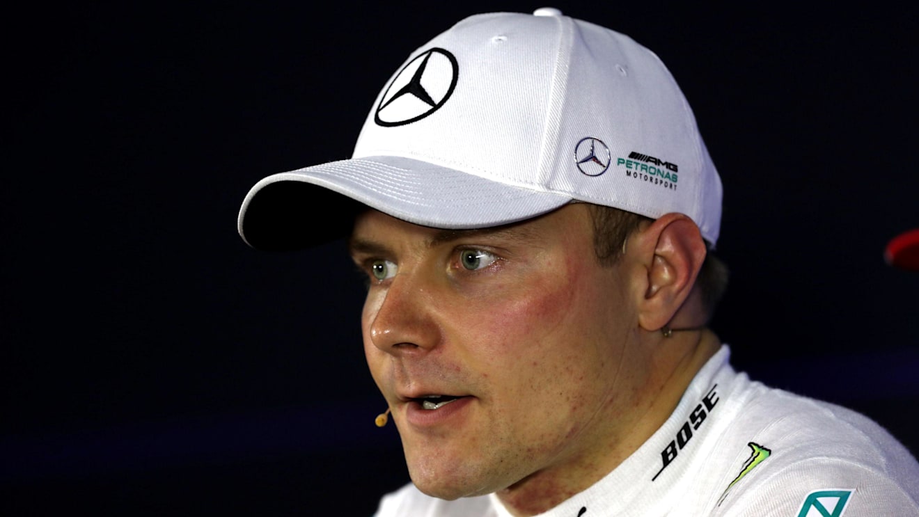 Valtteri Bottas (FIN) Mercedes AMG F1 in the Press Conference at Formula One World Championship, Rd19, Brazilian Grand Prix, Qualifying, Interlagos, Sao Paulo, Brazil, Saturday 11 November 2017. © Kym Illman/Sutton Images