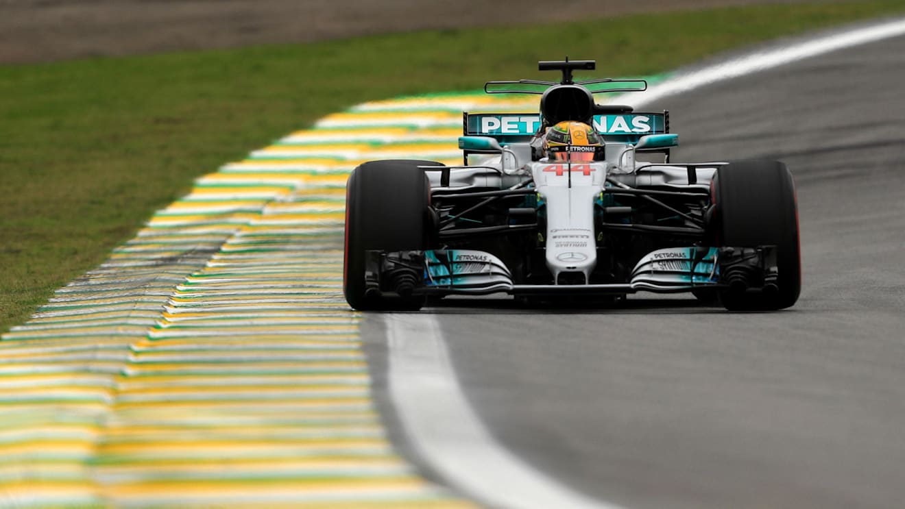 Lewis Hamilton (GBR) Mercedes-Benz F1 W08 Hybrid at Formula One World Championship, Rd19, Brazilian Grand Prix, Qualifying, Interlagos, Sao Paulo, Brazil, Saturday 11 November 2017. © Kym Illman/Sutton Images