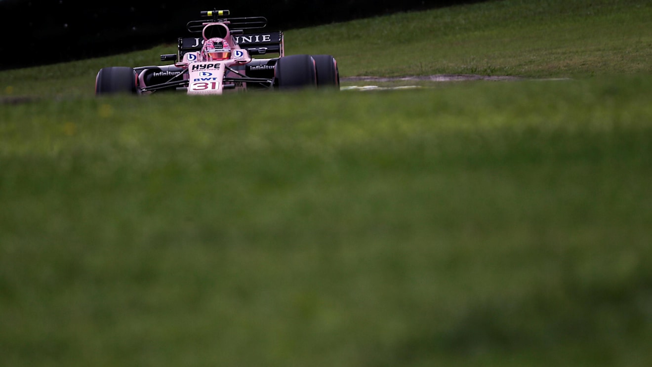 Esteban Ocon (FRA) Force India VJM10 at Formula One World Championship, Rd19, Brazilian Grand Prix, Qualifying, Interlagos, Sao Paulo, Brazil, Saturday 11 November 2017. © Manuel Goria/Sutton Images
